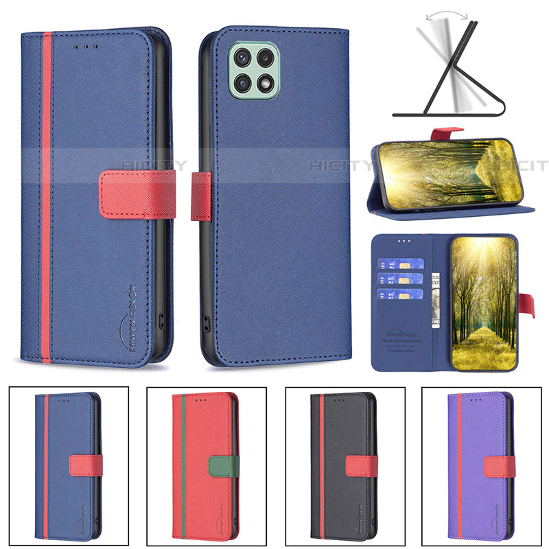 Funda de Cuero Cartera con Soporte Carcasa B13F para Samsung Galaxy F42 5G