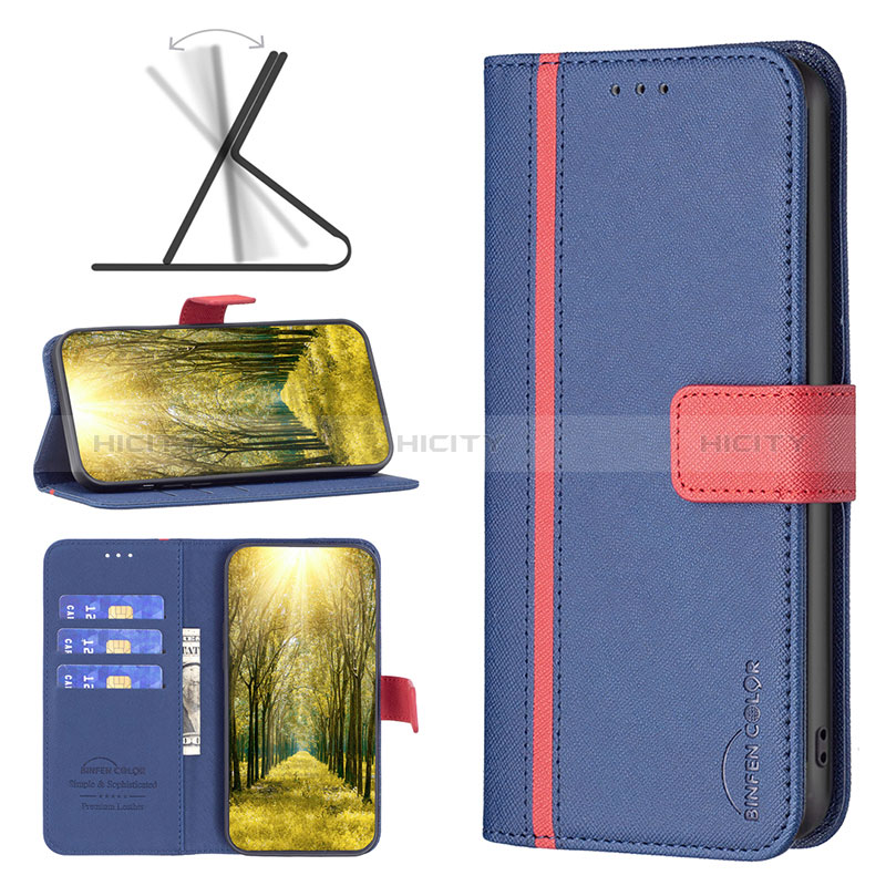 Funda de Cuero Cartera con Soporte Carcasa B13F para Samsung Galaxy M04