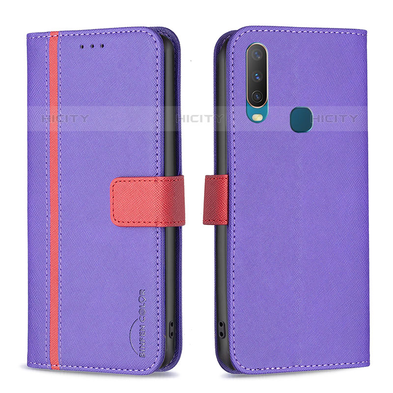 Funda de Cuero Cartera con Soporte Carcasa B13F para Vivo Y11