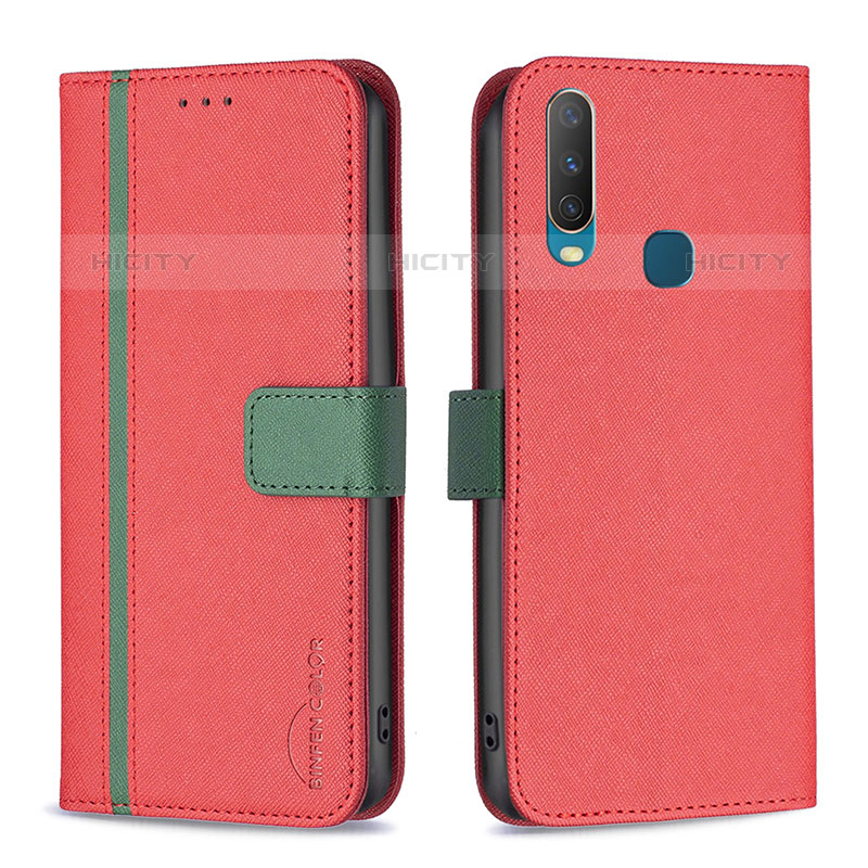 Funda de Cuero Cartera con Soporte Carcasa B13F para Vivo Y11