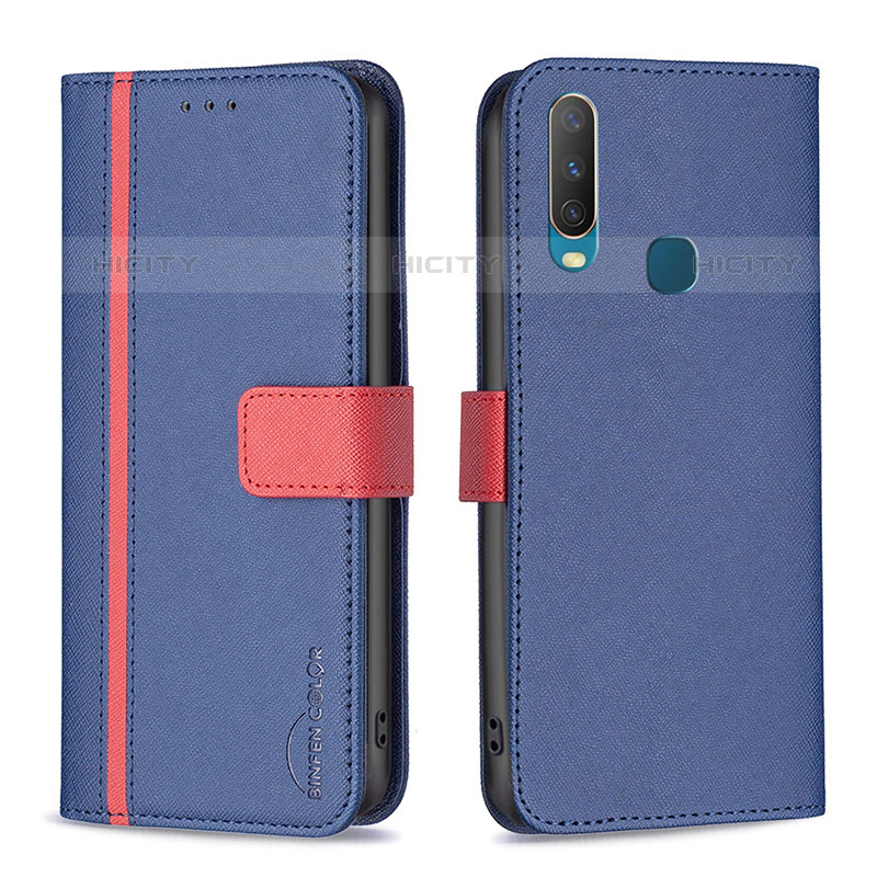 Funda de Cuero Cartera con Soporte Carcasa B13F para Vivo Y11