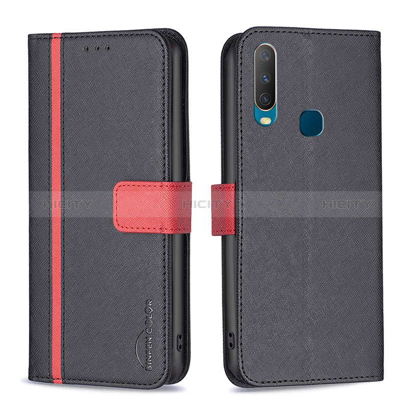 Funda de Cuero Cartera con Soporte Carcasa B13F para Vivo Y3s