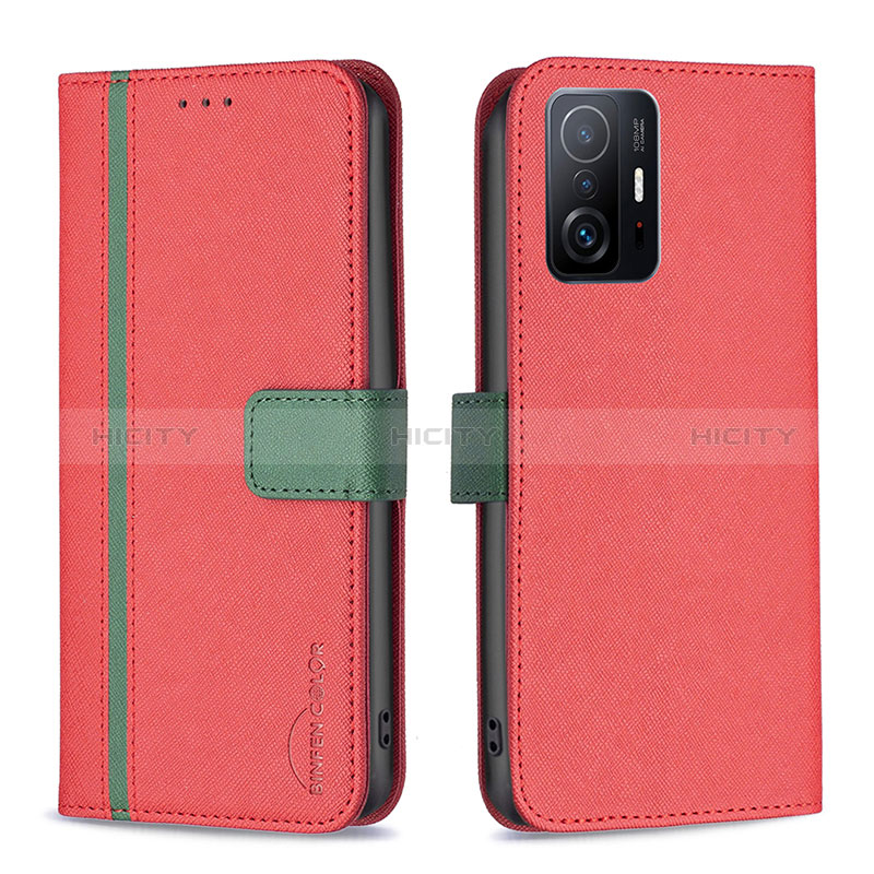 Funda de Cuero Cartera con Soporte Carcasa B13F para Xiaomi Mi 11T Pro 5G