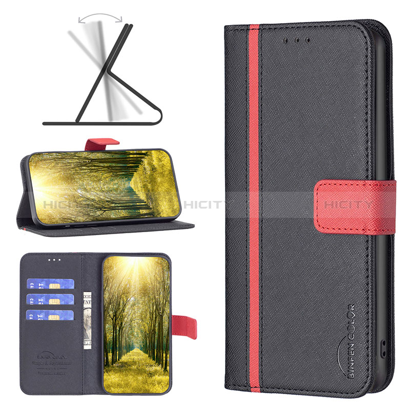 Funda de Cuero Cartera con Soporte Carcasa B13F para Xiaomi Mi 11T Pro 5G