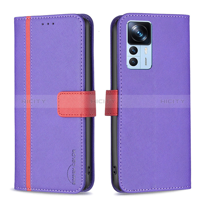 Funda de Cuero Cartera con Soporte Carcasa B13F para Xiaomi Mi 12T 5G