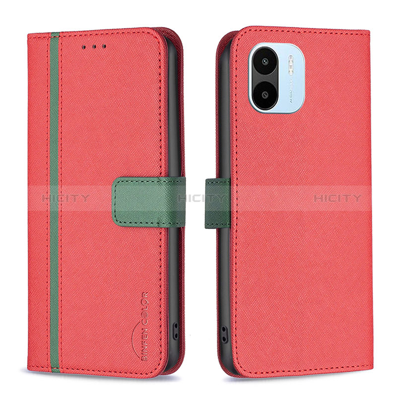 Funda de Cuero Cartera con Soporte Carcasa B13F para Xiaomi Poco C50