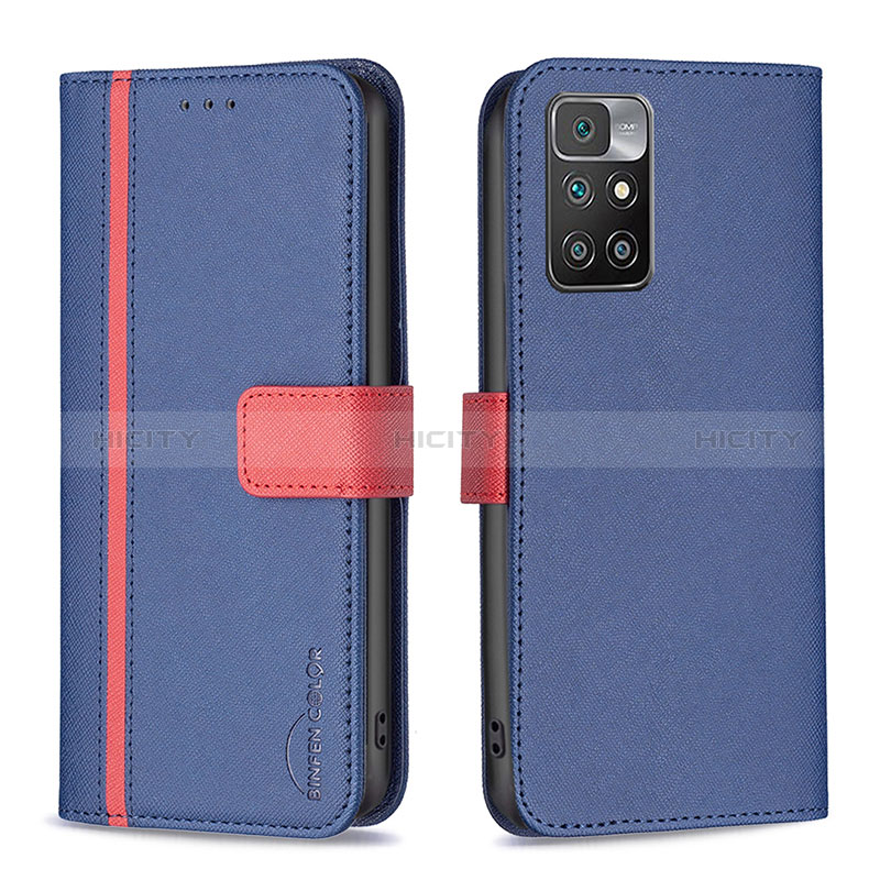 Funda de Cuero Cartera con Soporte Carcasa B13F para Xiaomi Redmi 10 (2022)