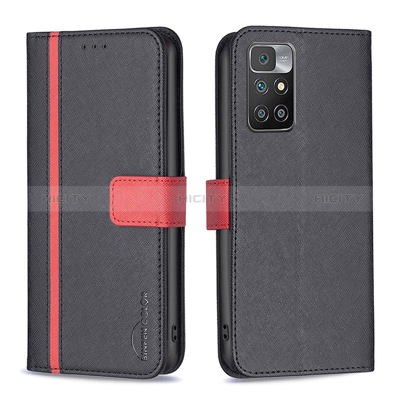 Funda de Cuero Cartera con Soporte Carcasa B13F para Xiaomi Redmi 10 (2022)