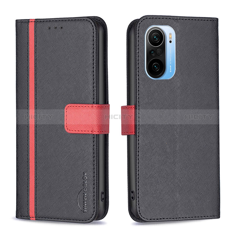 Funda de Cuero Cartera con Soporte Carcasa B13F para Xiaomi Redmi K40 Pro 5G