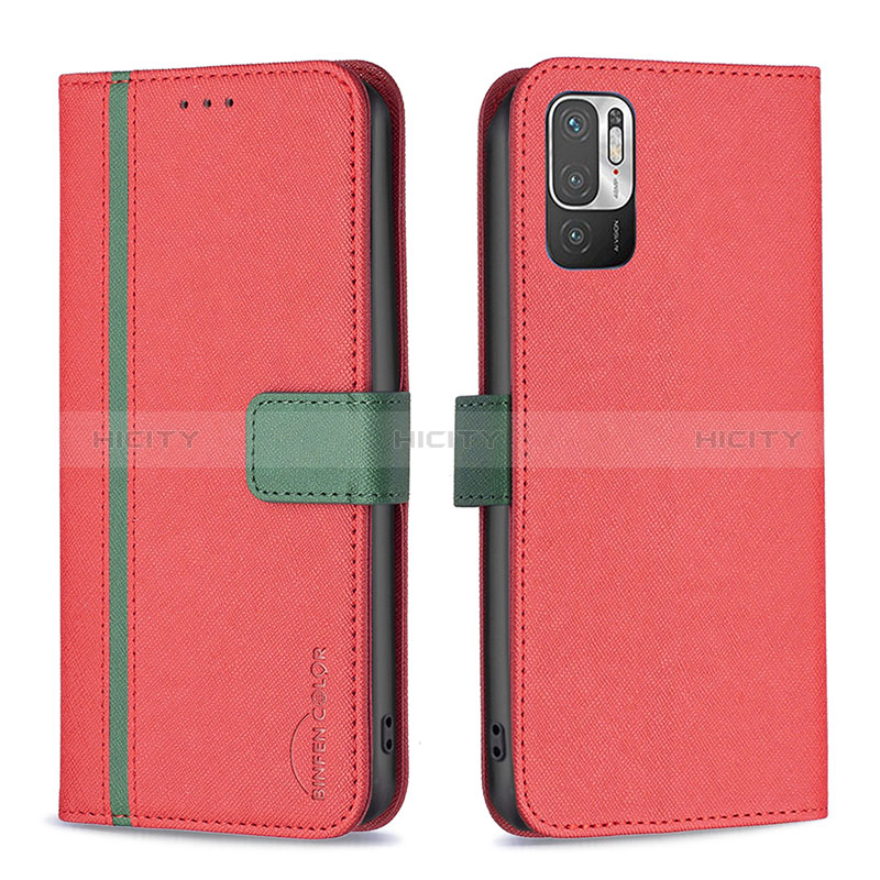 Funda de Cuero Cartera con Soporte Carcasa B13F para Xiaomi Redmi Note 10 5G