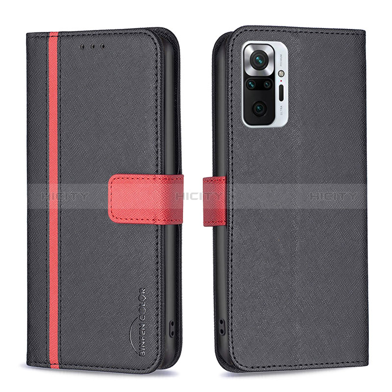 Funda de Cuero Cartera con Soporte Carcasa B13F para Xiaomi Redmi Note 10 Pro Max