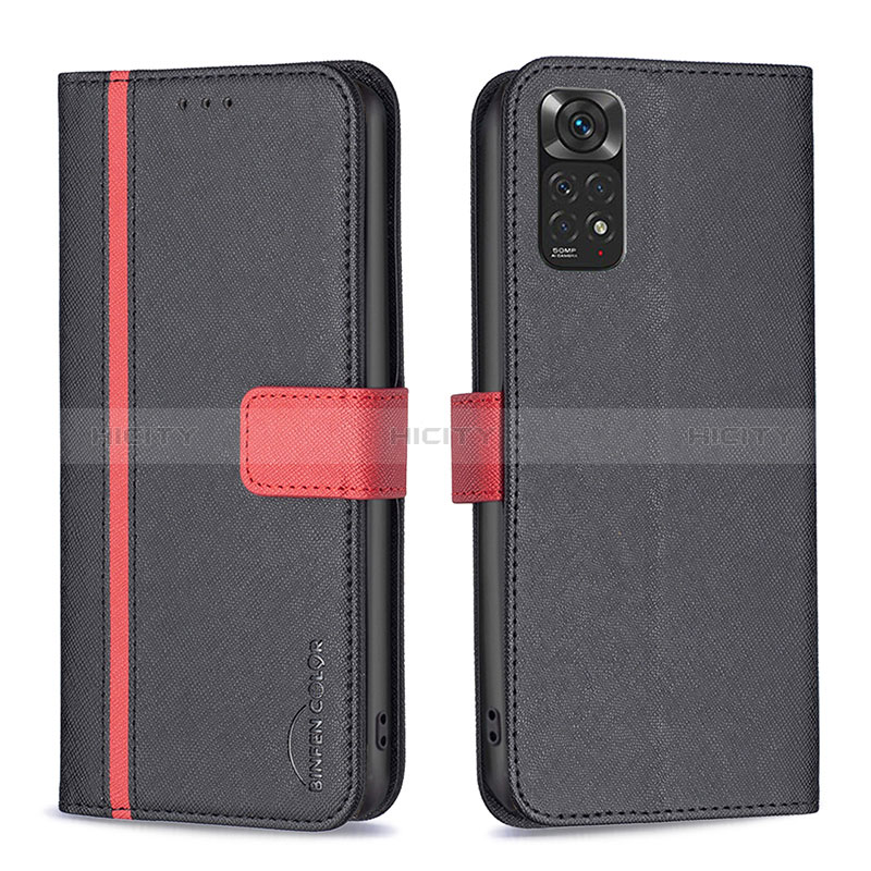 Funda de Cuero Cartera con Soporte Carcasa B13F para Xiaomi Redmi Note 11 4G (2022)