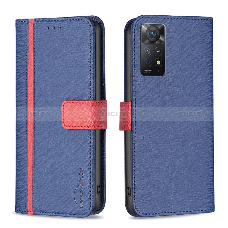 Funda de Cuero Cartera con Soporte Carcasa B13F para Xiaomi Redmi Note 11 Pro 4G