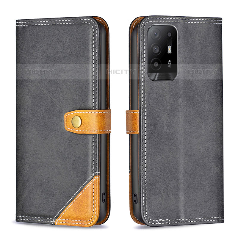 Funda de Cuero Cartera con Soporte Carcasa B14F para Oppo A94 5G