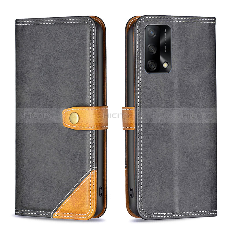 Funda de Cuero Cartera con Soporte Carcasa B14F para Oppo A95 4G