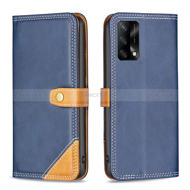 Funda de Cuero Cartera con Soporte Carcasa B14F para Oppo A95 4G