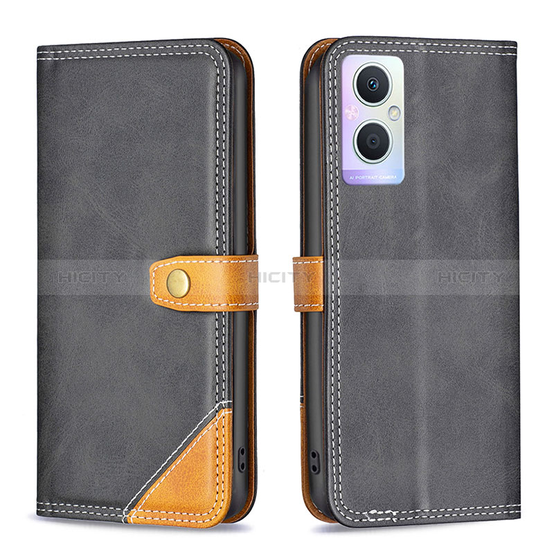 Funda de Cuero Cartera con Soporte Carcasa B14F para Oppo A96 5G