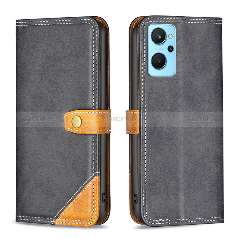 Funda de Cuero Cartera con Soporte Carcasa B14F para Realme 9i 4G