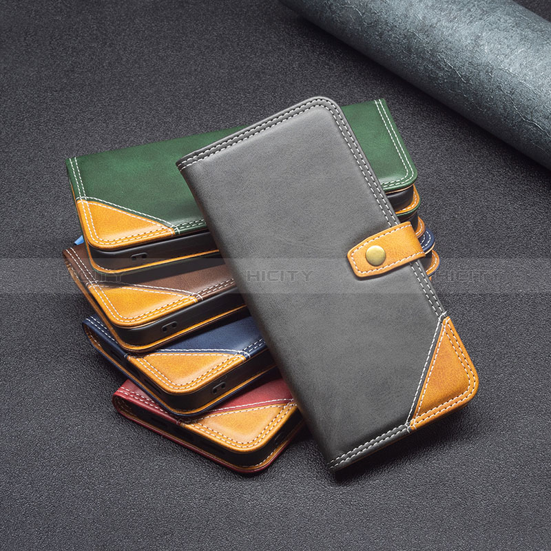 Funda de Cuero Cartera con Soporte Carcasa B14F para Samsung Galaxy A12 Nacho