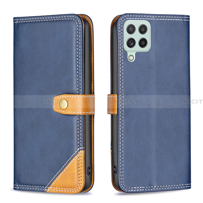 Funda de Cuero Cartera con Soporte Carcasa B14F para Samsung Galaxy A22 4G