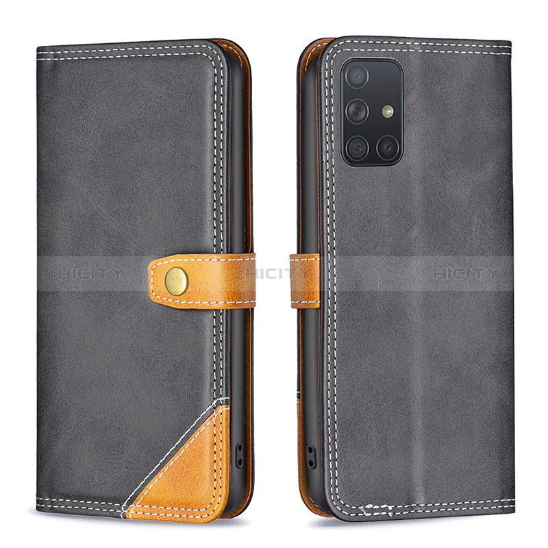 Funda de Cuero Cartera con Soporte Carcasa B14F para Samsung Galaxy A71 4G A715