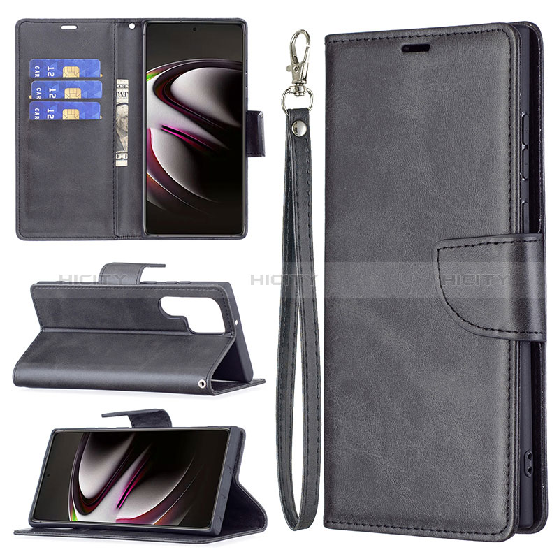 Funda de Cuero Cartera con Soporte Carcasa B14F para Samsung Galaxy S24 Ultra 5G