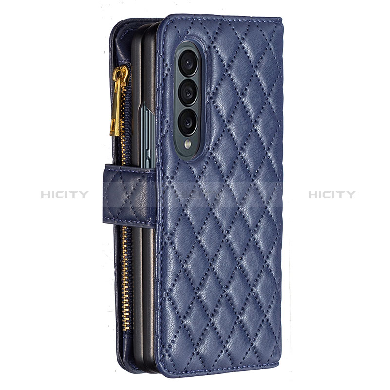 Funda de Cuero Cartera con Soporte Carcasa B14F para Samsung Galaxy Z Fold3 5G