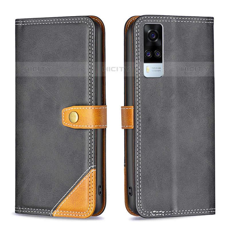 Funda de Cuero Cartera con Soporte Carcasa B14F para Vivo Y51A