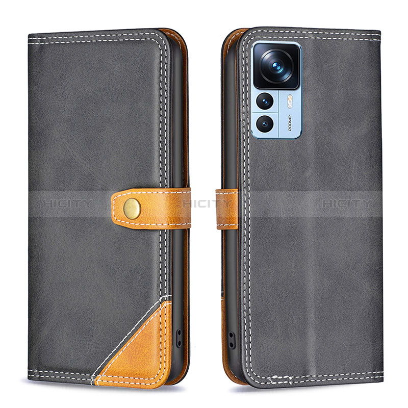 Funda de Cuero Cartera con Soporte Carcasa B14F para Xiaomi Mi 12T Pro 5G