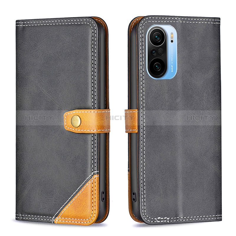 Funda de Cuero Cartera con Soporte Carcasa B14F para Xiaomi Redmi K40 Pro 5G