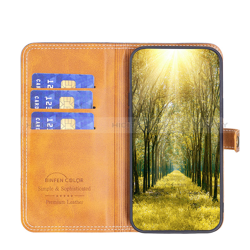 Funda de Cuero Cartera con Soporte Carcasa B14F para Xiaomi Redmi Note 10 Pro Max