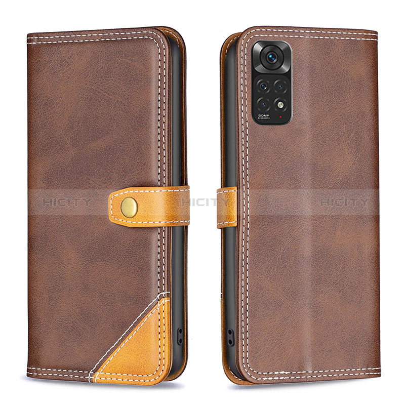 Funda de Cuero Cartera con Soporte Carcasa B14F para Xiaomi Redmi Note 11S 4G