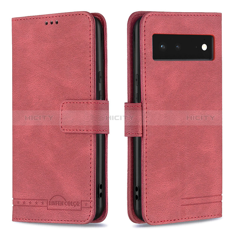 Funda de Cuero Cartera con Soporte Carcasa B15F para Google Pixel 6 5G