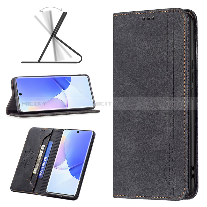 Funda de Cuero Cartera con Soporte Carcasa B15F para Huawei Honor 50 5G