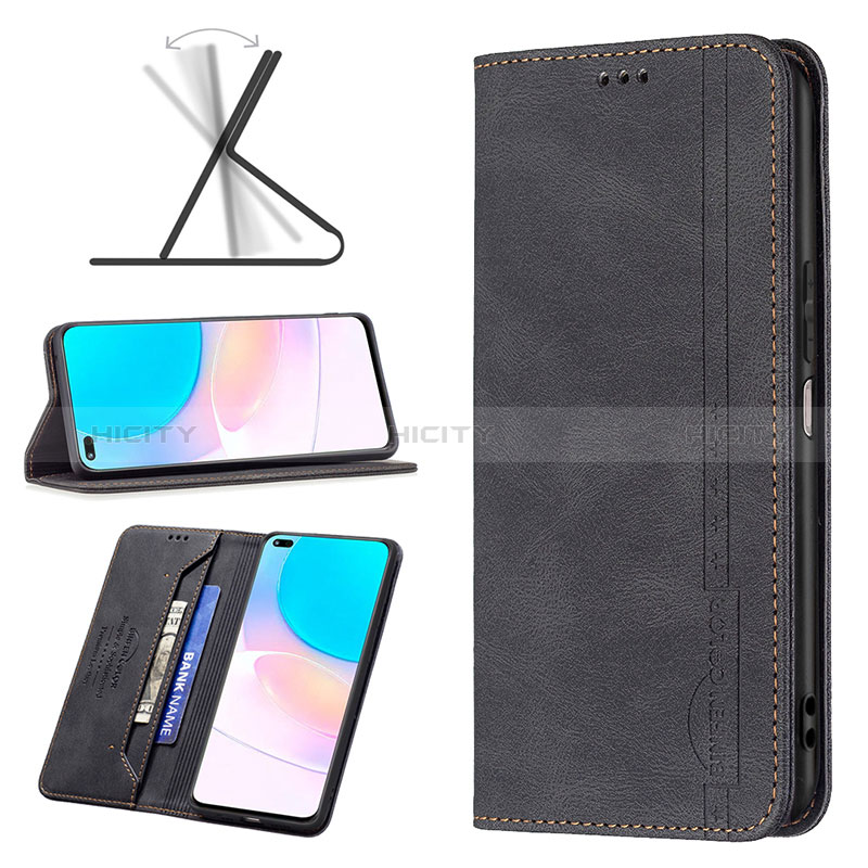 Funda de Cuero Cartera con Soporte Carcasa B15F para Huawei Honor 50 Lite