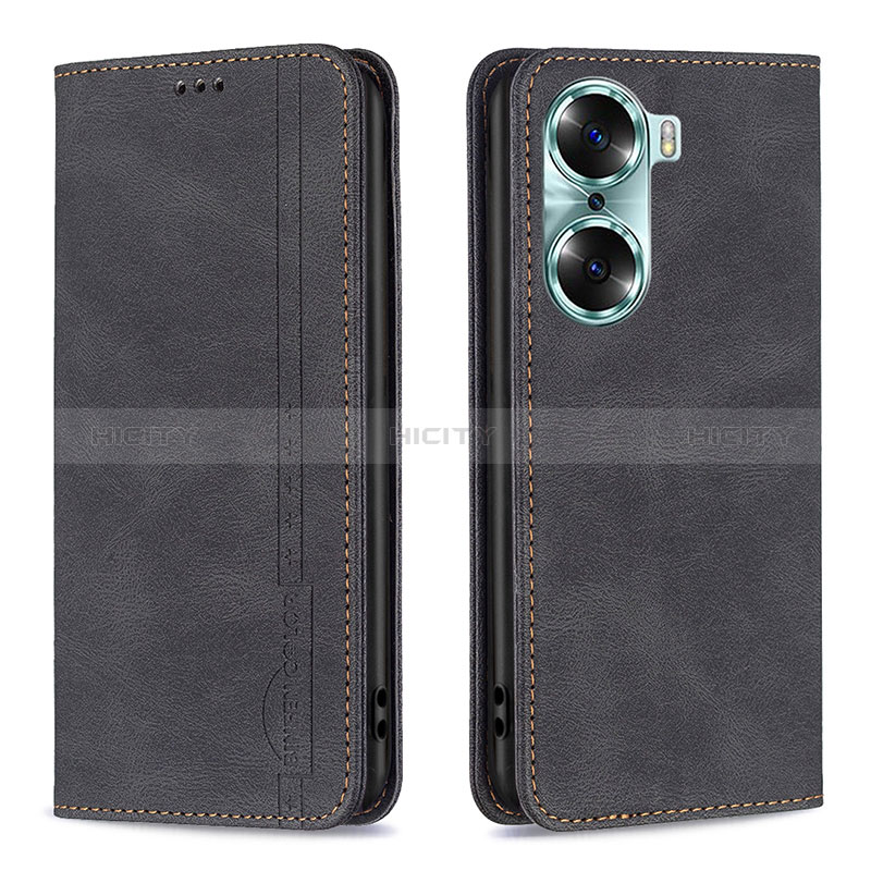 Funda de Cuero Cartera con Soporte Carcasa B15F para Huawei Honor 60 5G