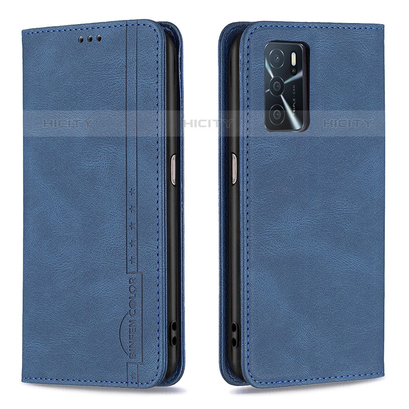 Funda de Cuero Cartera con Soporte Carcasa B15F para Oppo A16s