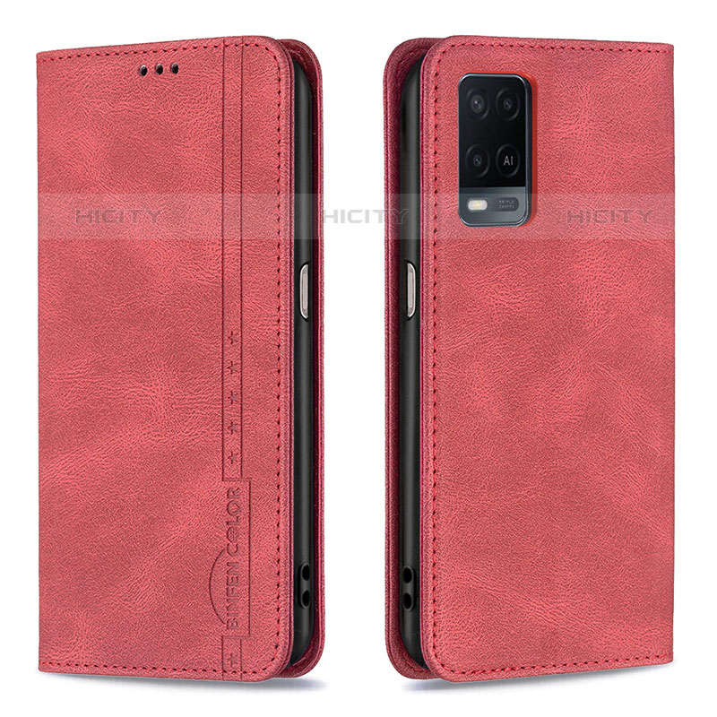 Funda de Cuero Cartera con Soporte Carcasa B15F para Oppo A54 4G