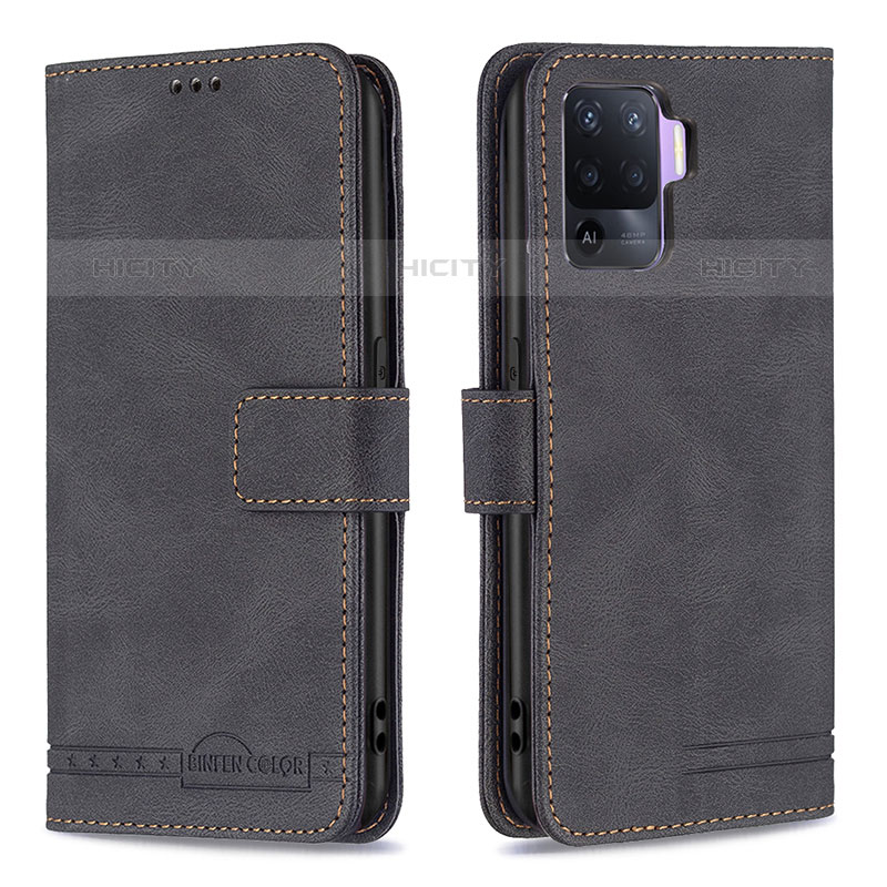 Funda de Cuero Cartera con Soporte Carcasa B15F para Oppo F19 Pro