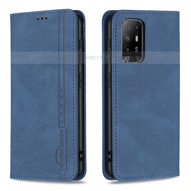 Funda de Cuero Cartera con Soporte Carcasa B15F para Oppo F19 Pro+ Plus 5G