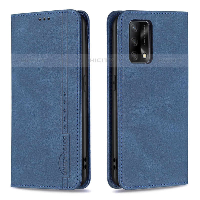 Funda de Cuero Cartera con Soporte Carcasa B15F para Oppo Reno6 Lite