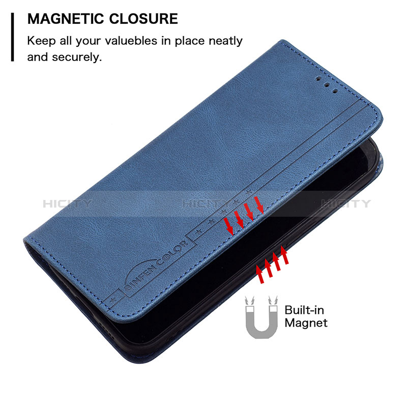 Funda de Cuero Cartera con Soporte Carcasa B15F para Realme C35