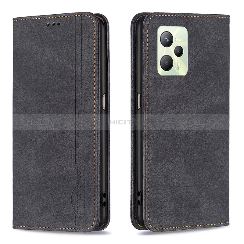 Funda de Cuero Cartera con Soporte Carcasa B15F para Realme Narzo 50A Prime