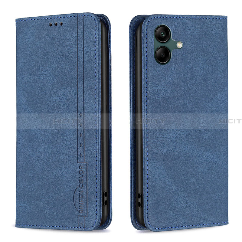 Funda de Cuero Cartera con Soporte Carcasa B15F para Samsung Galaxy A05 Azul