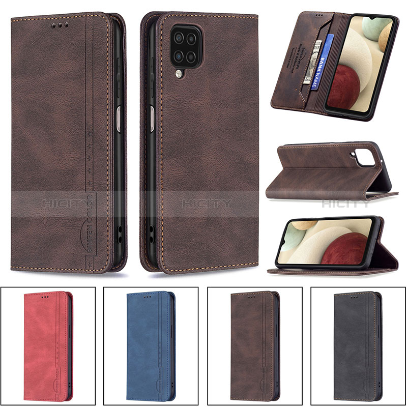 Funda de Cuero Cartera con Soporte Carcasa B15F para Samsung Galaxy A12 5G