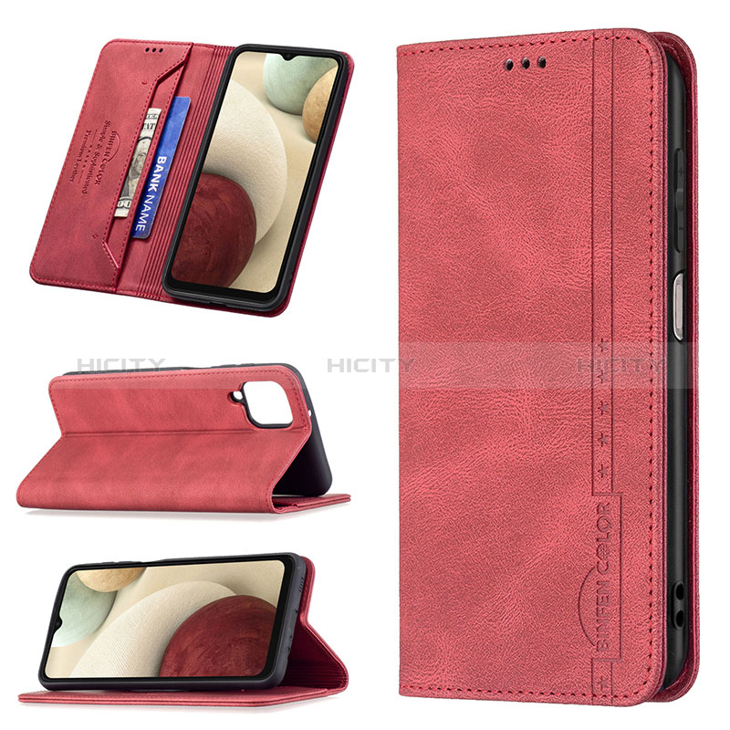 Funda de Cuero Cartera con Soporte Carcasa B15F para Samsung Galaxy A12 5G