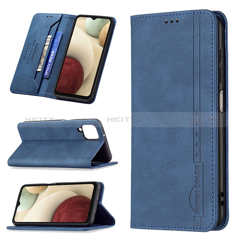 Funda de Cuero Cartera con Soporte Carcasa B15F para Samsung Galaxy A12 5G