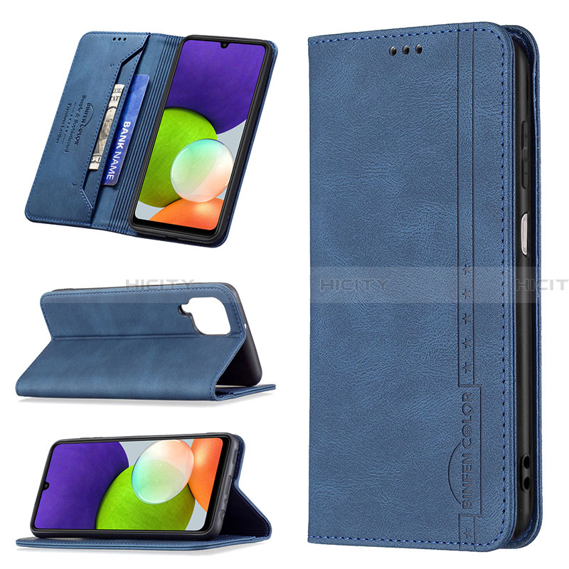 Funda de Cuero Cartera con Soporte Carcasa B15F para Samsung Galaxy A22 4G