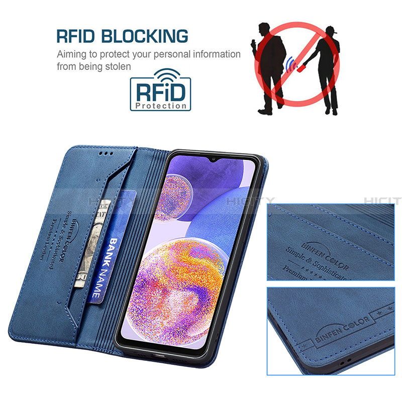 Funda de Cuero Cartera con Soporte Carcasa B15F para Samsung Galaxy A23 4G