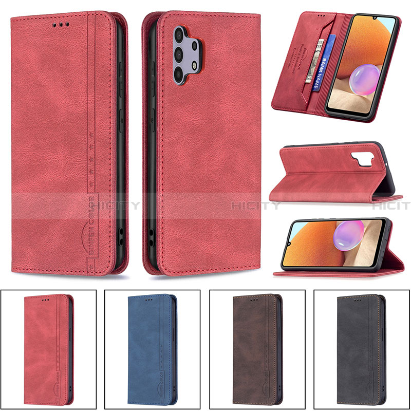 Funda de Cuero Cartera con Soporte Carcasa B15F para Samsung Galaxy A32 4G